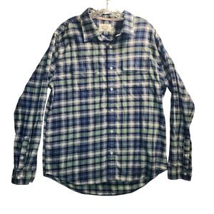 The‎ Normal Brand Flannel Shirt Plaid Button Up Long Sleeve XL